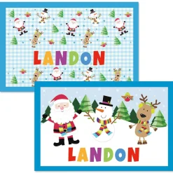 Personalized Christmas Placemat