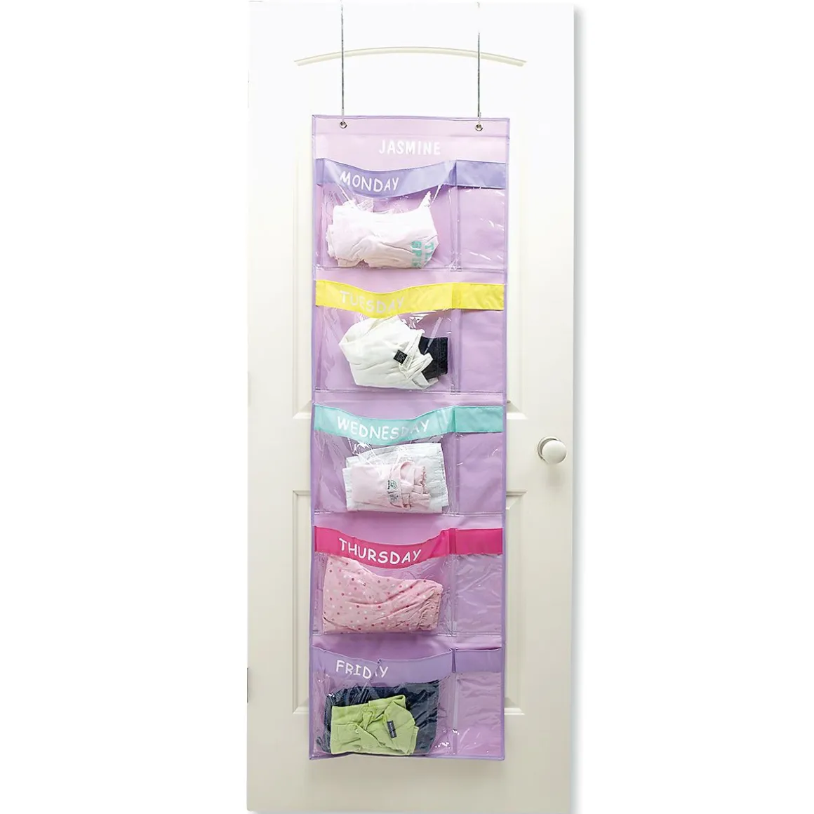 Personalized Days-Of-The-Week Hanging Organizer