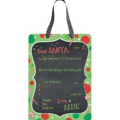 Personalized Dear Santa Christmas Plaque