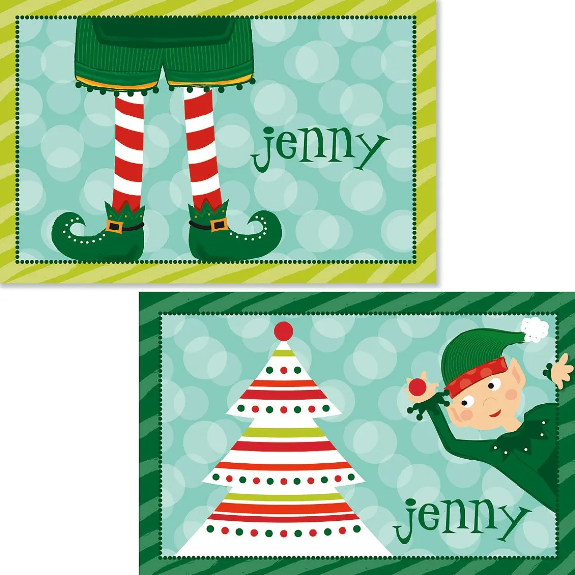 Personalized Elf Kids' Placemat