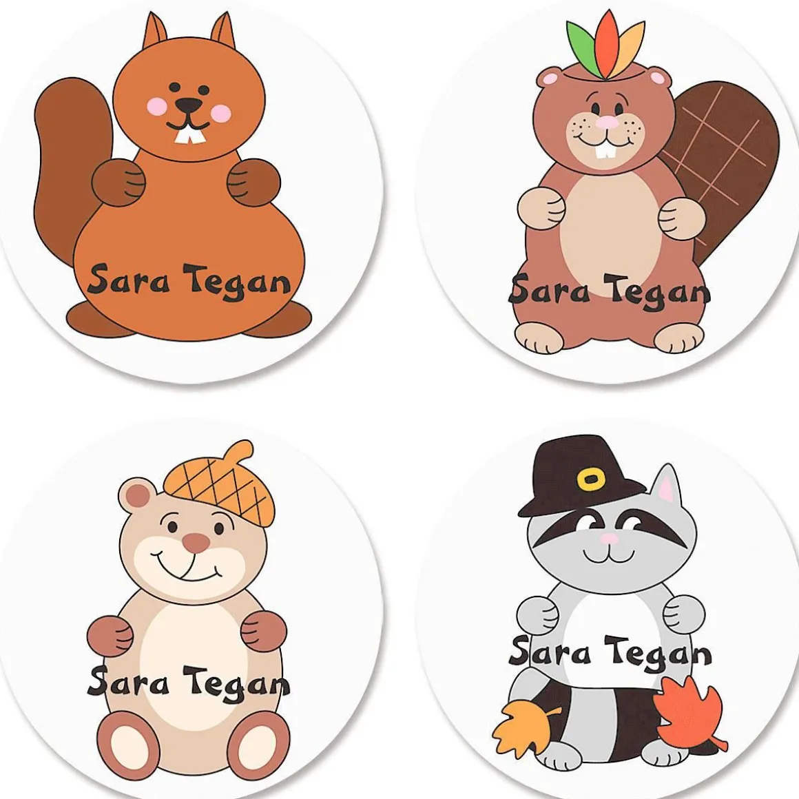 Personalized Fall Stickers
