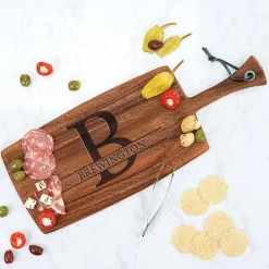Personalized Initial & Name Paddle Cutting Board