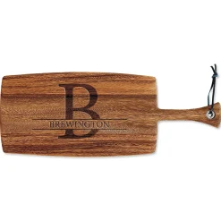 Personalized Initial & Name Paddle Cutting Board