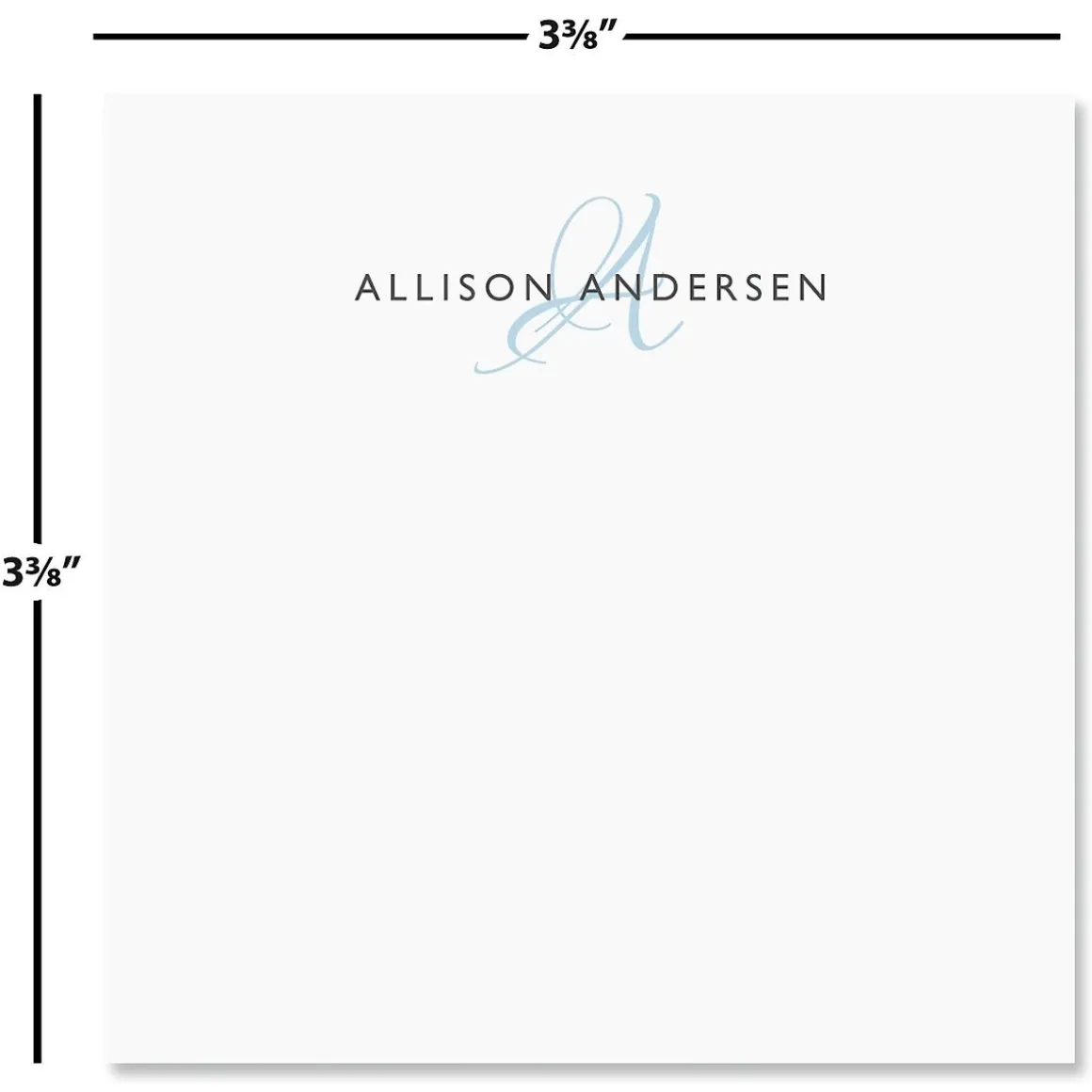 Personalized Initial Note Sheets in a Cube
