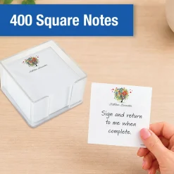 Personalized Love & Happiness Notes in a Cube