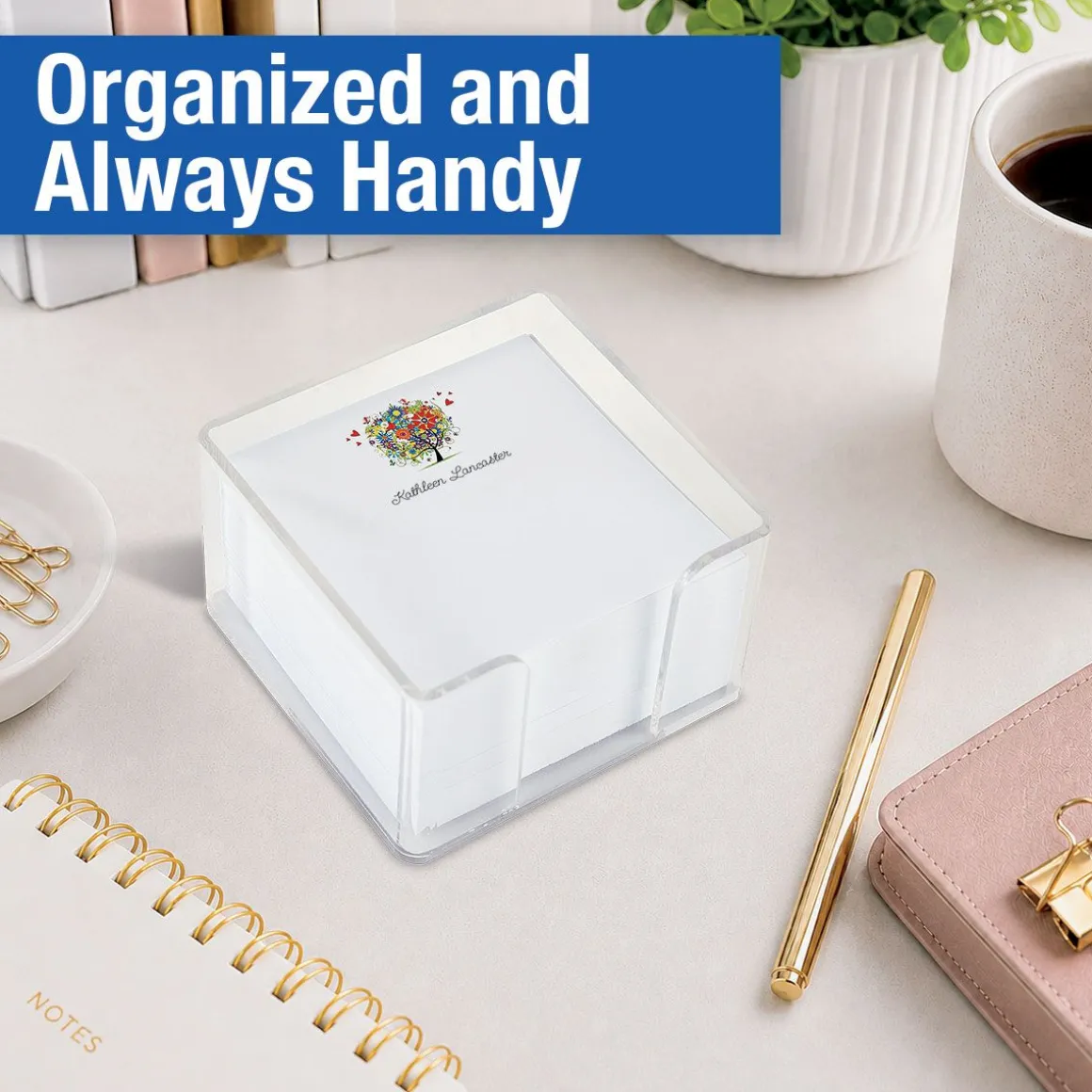 Personalized Love & Happiness Notes in a Cube