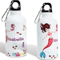 Personalized Mermaid Water Bottle