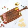 Personalized Mr. & Mrs. Paddle Cutting Board