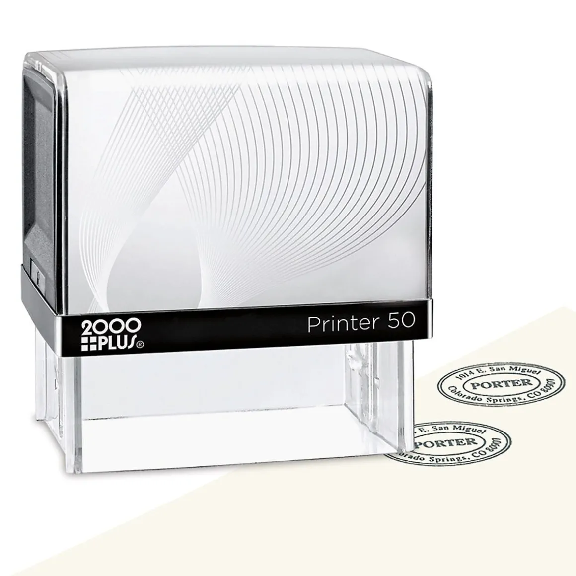 Personalized Oval Self-Inking Address Stamp