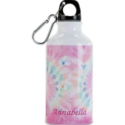 Personalized Pastel Tie Dye Water Bottle