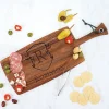 Personalized Scholar Crest Paddle Cutting Board