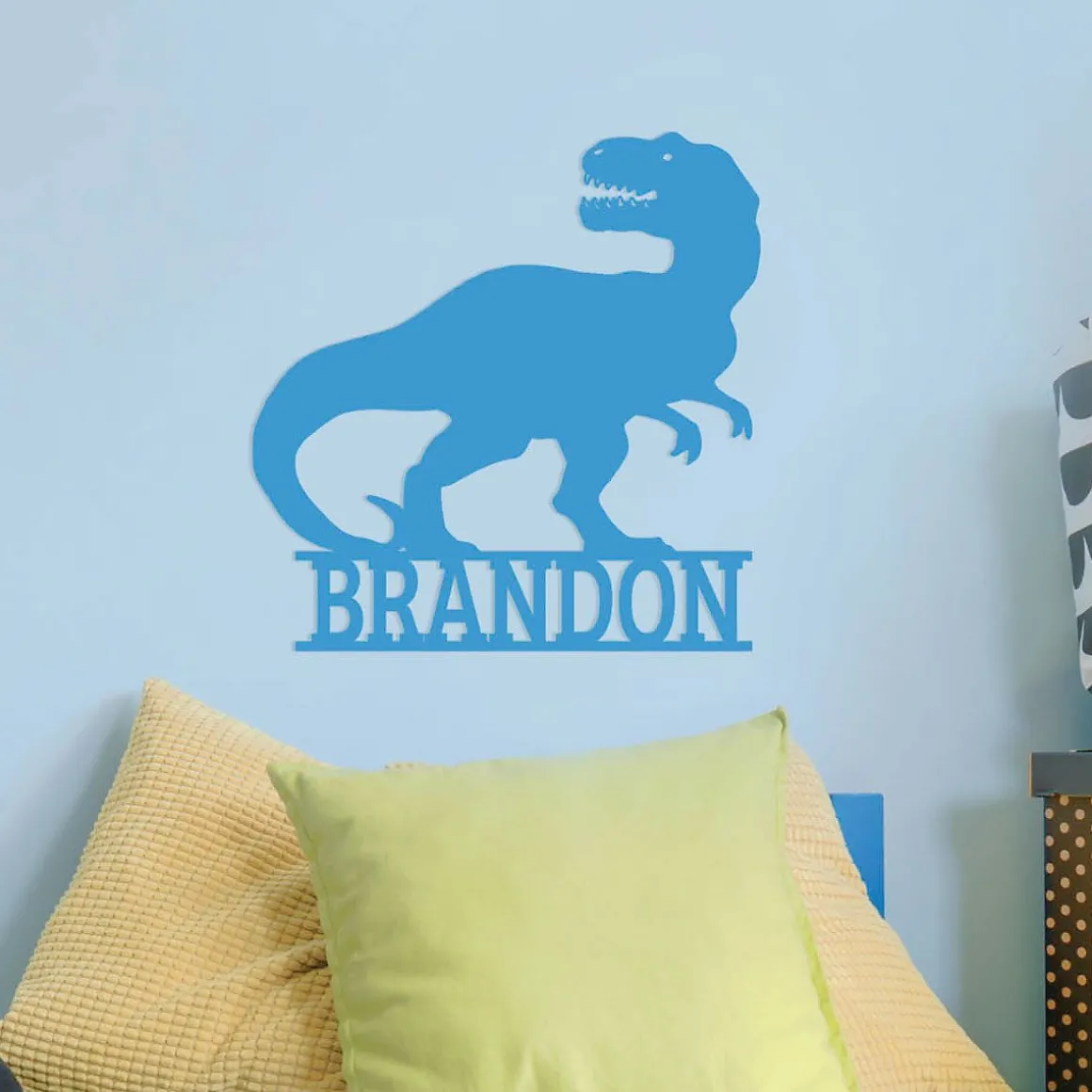 Personalized T-Rex Wooden Plaque - 2 Colors