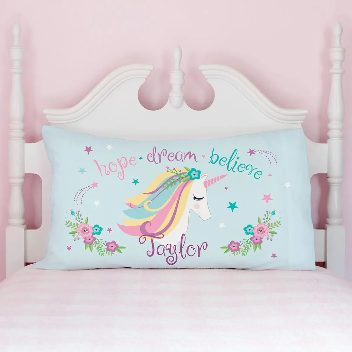 Personalized Unicorn Pillow Case