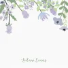 Personalized Wildflowers Note Sheets in a Cube