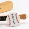 Personalized Wood Bat-shaped Cap Rack