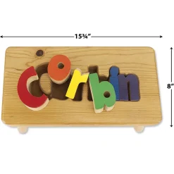 Personalized Wooden Puzzle Step Stool