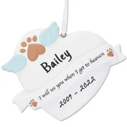 Pet Remembrance Christmas Personalized Ornament