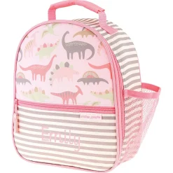 Pink Dinosaur Personalized Lunch Tote by Stephen Joseph®