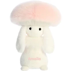 Pink Plush Personalized Mushroom Friend