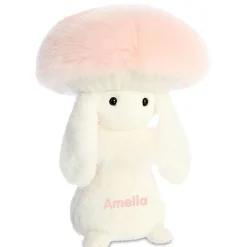 Pink Plush Personalized Mushroom Friend