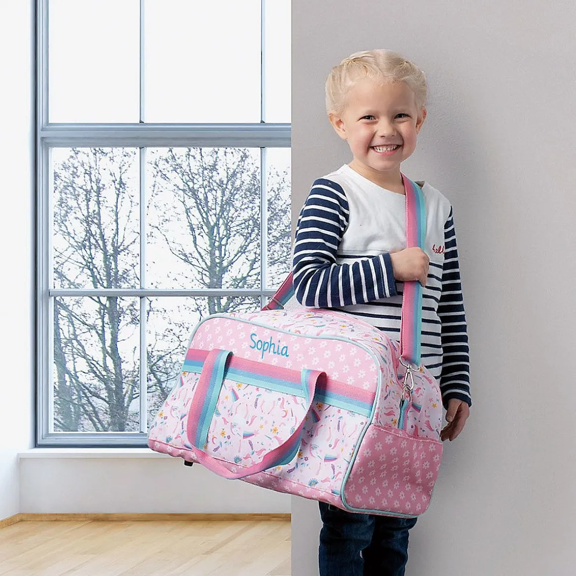 Pink Unicorn Duffel Bag by Stephen Joseph®