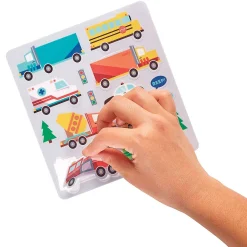 Play Again Working Wheels Reusable Stickers