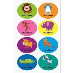 Playful Animal Labels for Kids