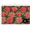 Poinsettias Personalized Placemat Pad