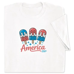 250 Popsicles Kids White T-Shirt