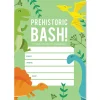 Prehistoric Bash Birthday Fill In The Blank Invitations
