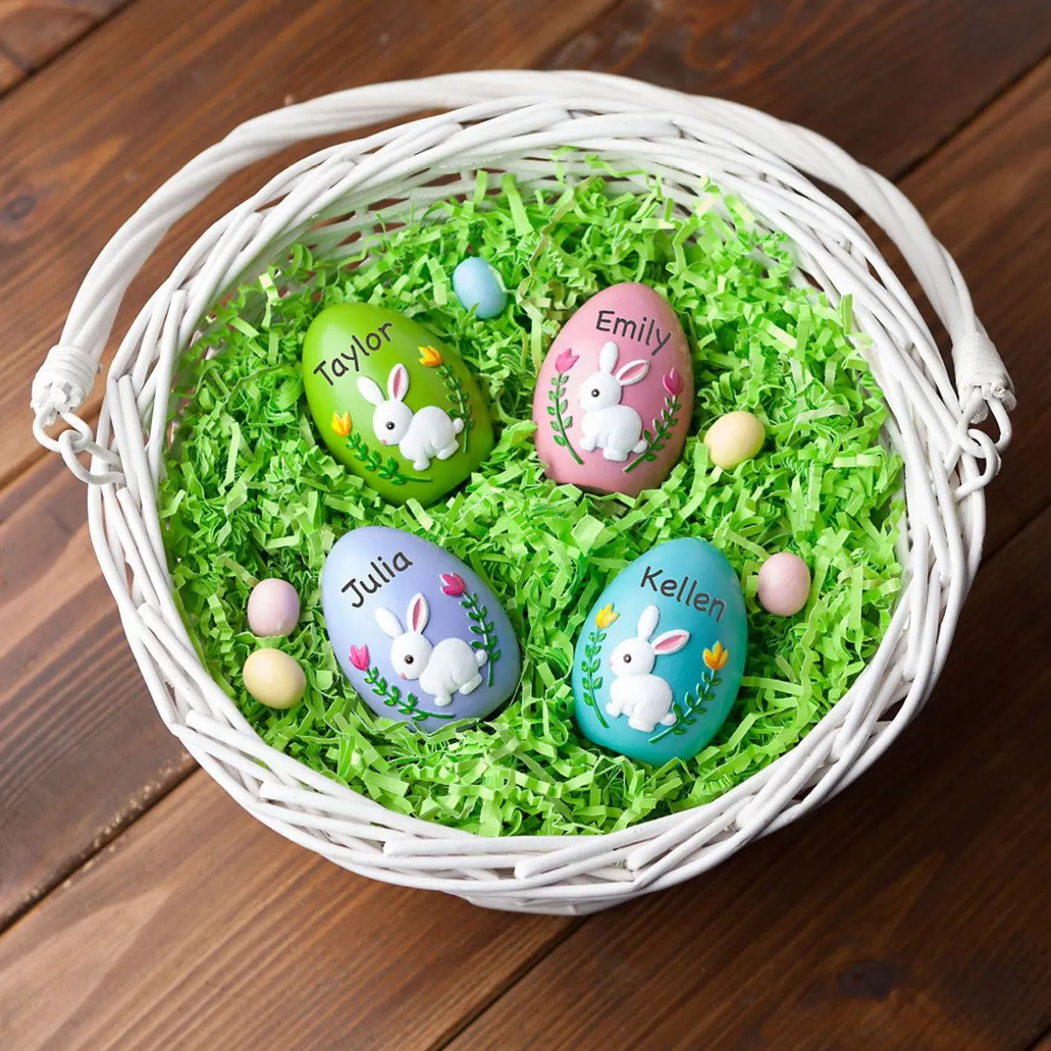 Purple Resin Personalized Easter Egg