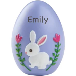 Purple Resin Personalized Easter Egg