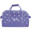 Purple with White Dots Duffel Bag