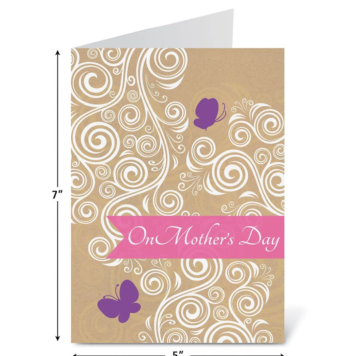 Quiet Moments Kraft Mother’s Day Card