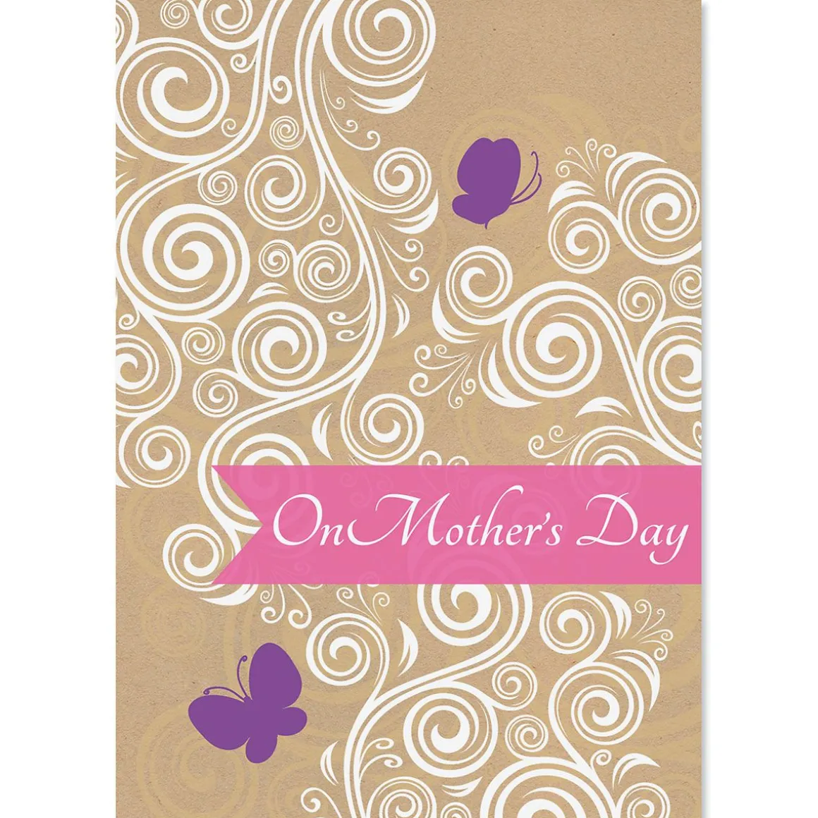 Quiet Moments Kraft Mother’s Day Card