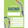 Race Car Birthday Fill In The Blank Invitations