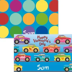 Race Cars Valentine Placemat