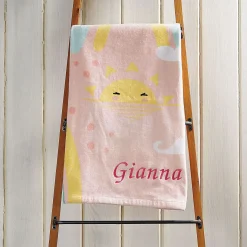 Rainbow Personalized Towel