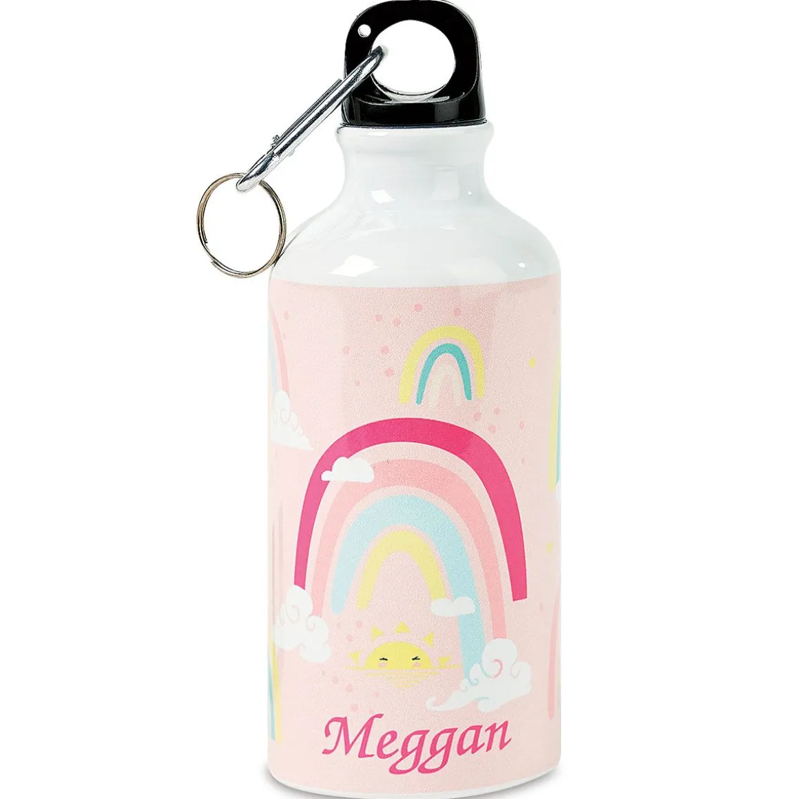 Rainbow Personalized Water Bottle