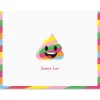 Rainbow Poop Emoji Note Cards