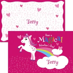 Rainbow Unicorn Personalized Kids' Placemat