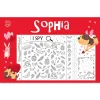 Really Big Valentine Personalized Activity Book for Girls