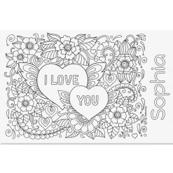 Really Big Valentine Personalized Activity Book for Girls