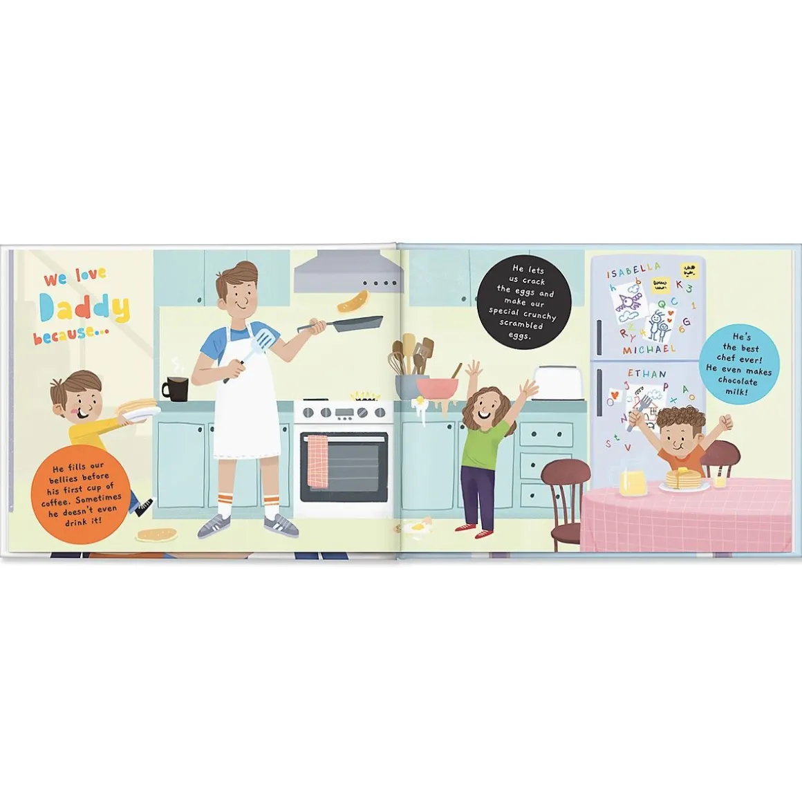 Reasons We Love Daddy Personalized Storybook