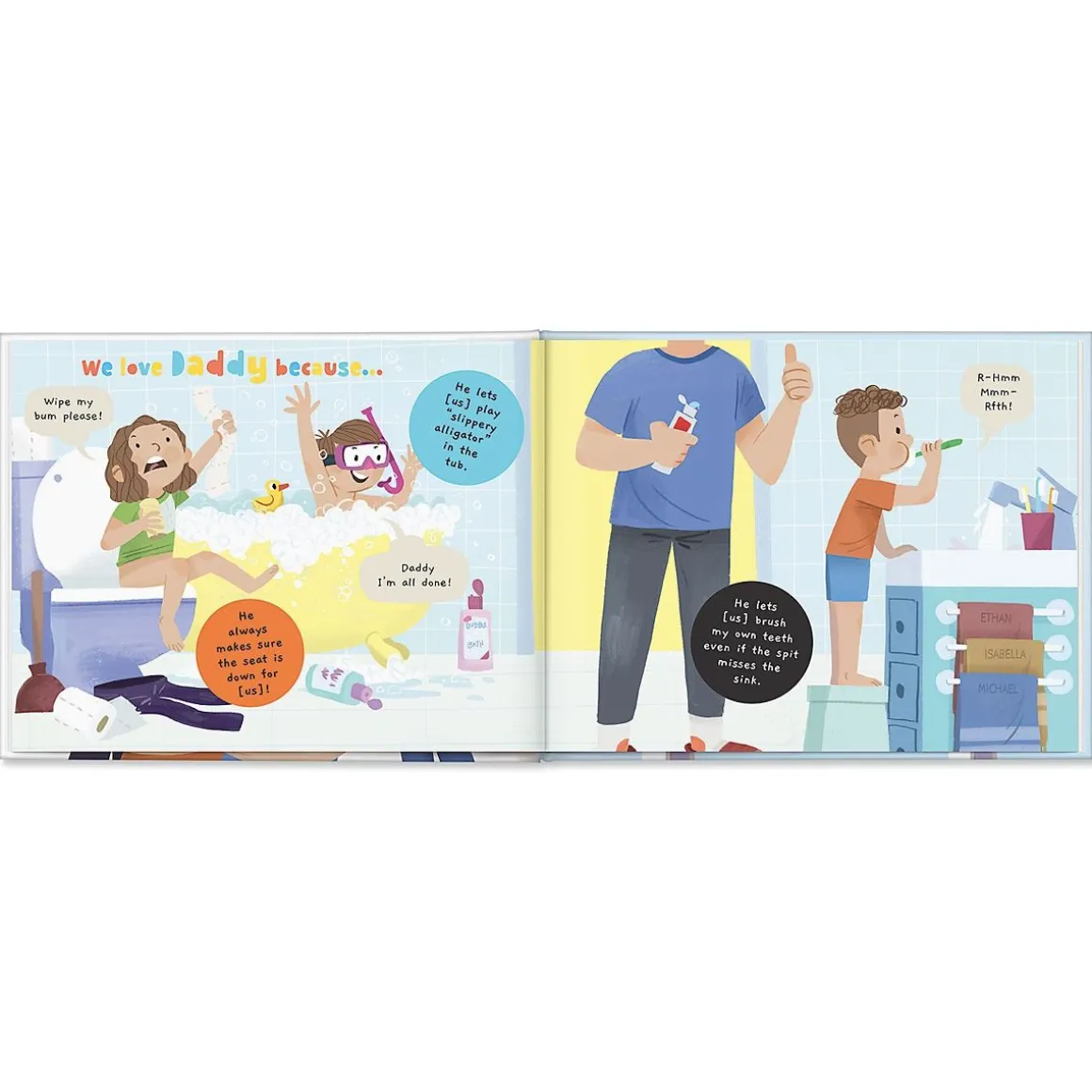 Reasons We Love Daddy Personalized Storybook