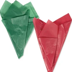 Red & Green Tissue Paper