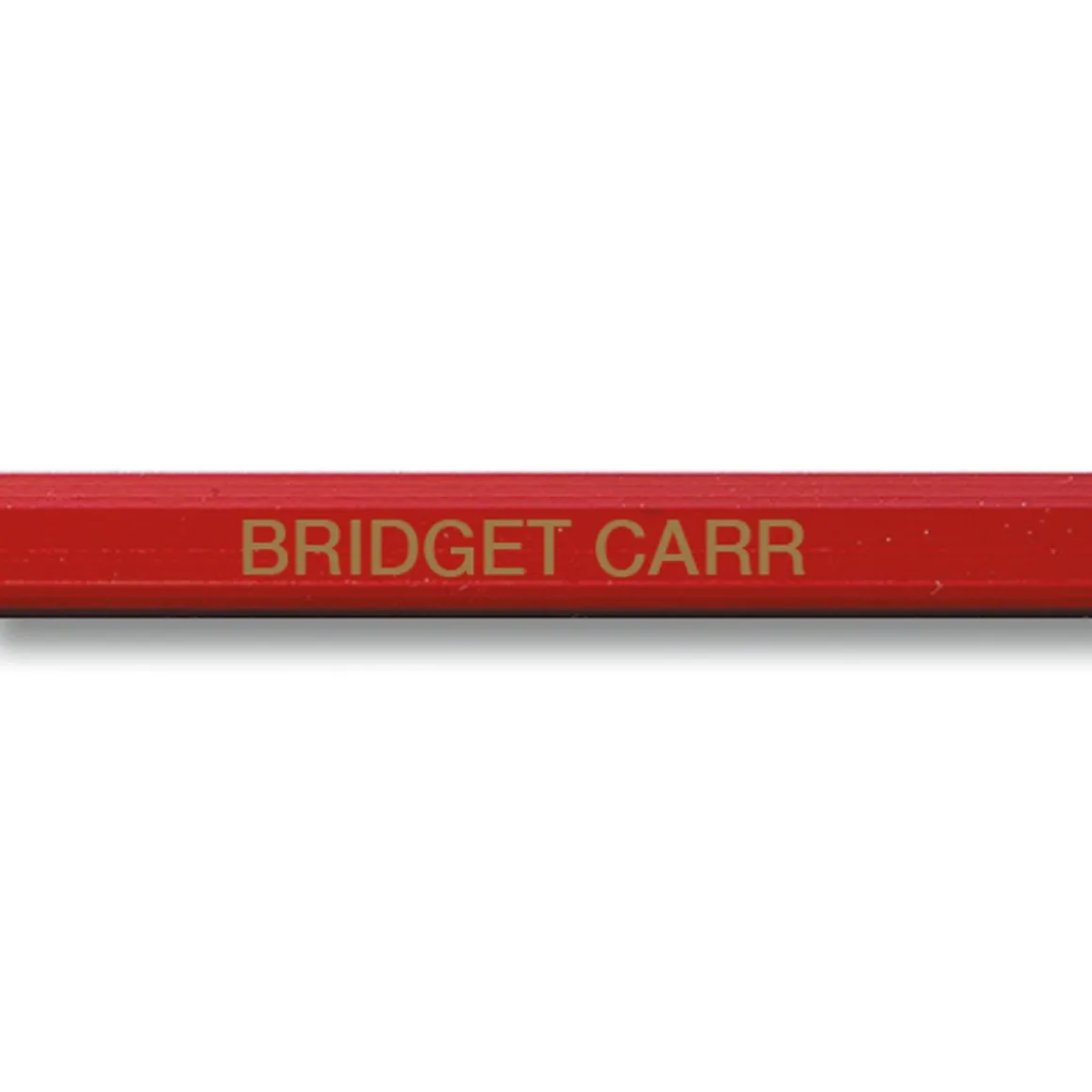 #2 Red Personalized Hardwood Pencils