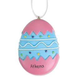 Resin Easter Egg Personalized Ornaments