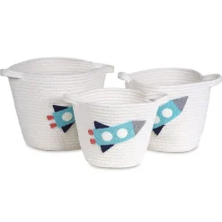 Rocketship Baskets with Handles