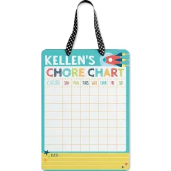 Rocket Ship Personalized Dry Erase Chore Chart